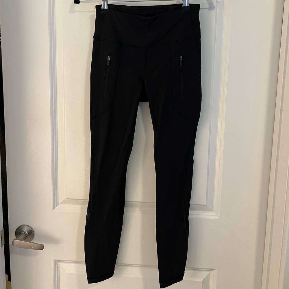 Lululemon Mesh Legging with Mesh Stripe